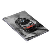 Notizbuch, das Dampf-Zug auf Abdeckung Notizblock (Rechte Seite)