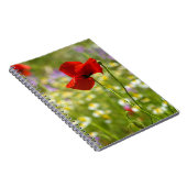 Notizbuch - Das rote Mohn-Foto Notizblock (Rechte Seite)