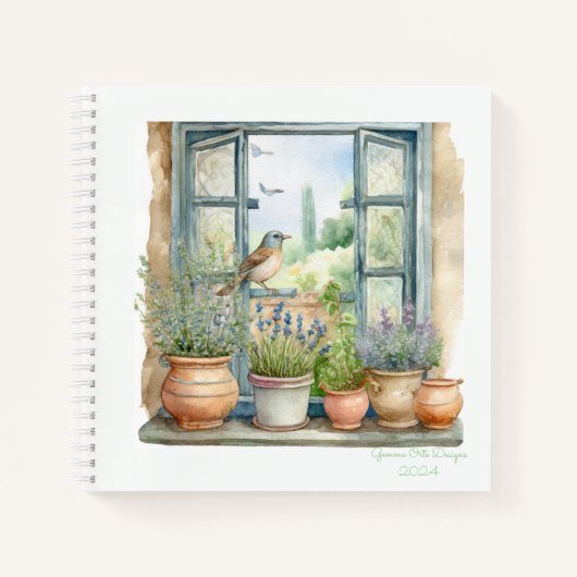 Notizbuch der Provence Garden (Vorderseite)