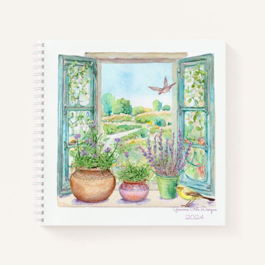 Notizbuch der Provence Garden (Vorderseite)