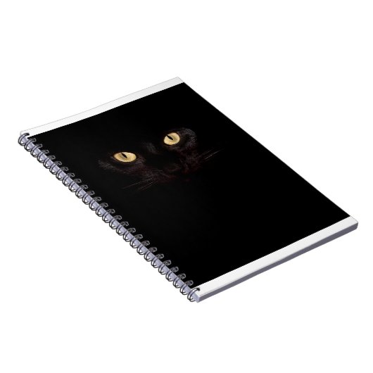 Notizbuch der schwarzen Katze Notizblock (Rechte Seite)