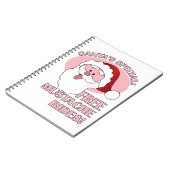 Notizbuch des Weihnachtsmanns Notizblock (Linke Seite)
