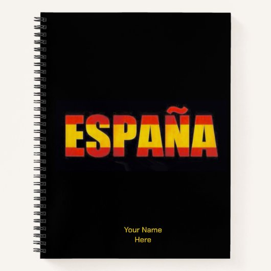 Notizbuch España (Vorderseite)
