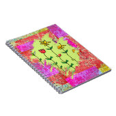 Notizbuch - Farbprobe Floral Notizblock (Rechte Seite)