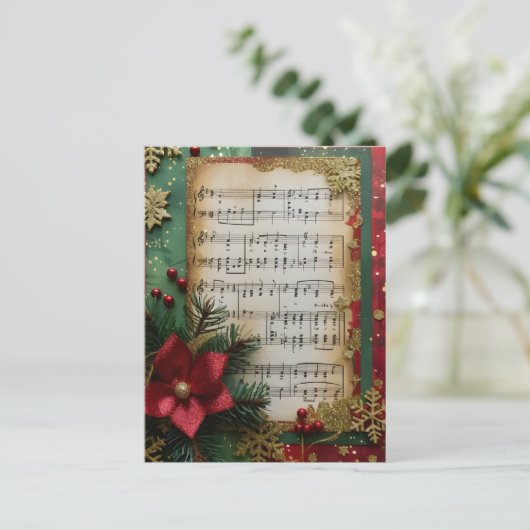 Notizbuch Feiertagspostkarte (Stehend Vorderseite)