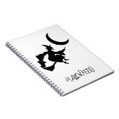 Notizbuch - Fliegende Hexe Notizblock (Rechte Seite)