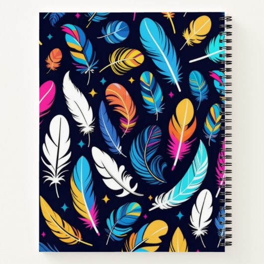 Notizbuch 'Flügel der Freiheit' – Inspirieren, Trä (Rückseite)