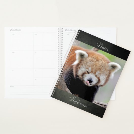 Notizbuch Foto Rote Panda , Tiere 03. Notizbuch Planer (Anzeige)