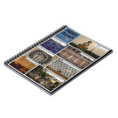 Notizbuch French Klischees schwarzer Grund Notizblock (Linke Seite)