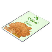 Notizbuch für Ihre glänzende Ideen-Mädchen-Lesung Notizblock (Linke Seite)