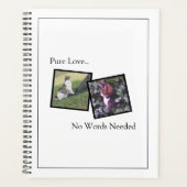 Notizbuch für individuelle Pet-Pläne Planer (Vorderseite)