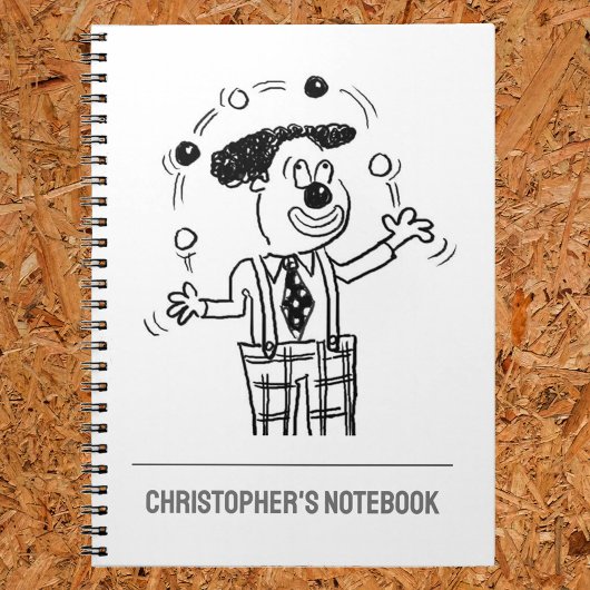 Notizbuch für Jongleur oder Entertainer Notizblock