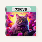Notizbuch für Katzenliebhaber (Vorderseite)