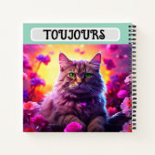 Notizbuch für Katzenliebhaber (Rückseite)