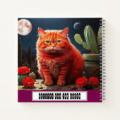 Notizbuch für Katzenliebhaber (Rückseite)