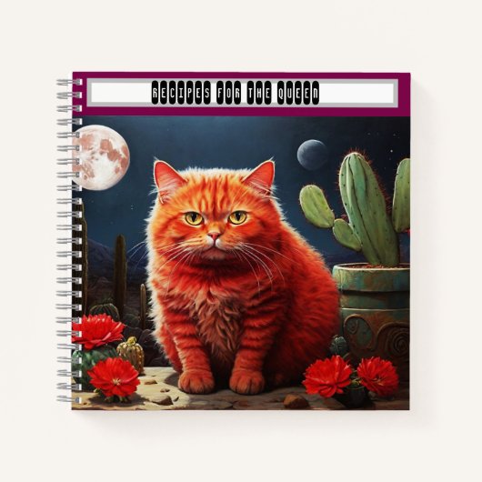 Notizbuch für Katzenliebhaber (Vorderseite)