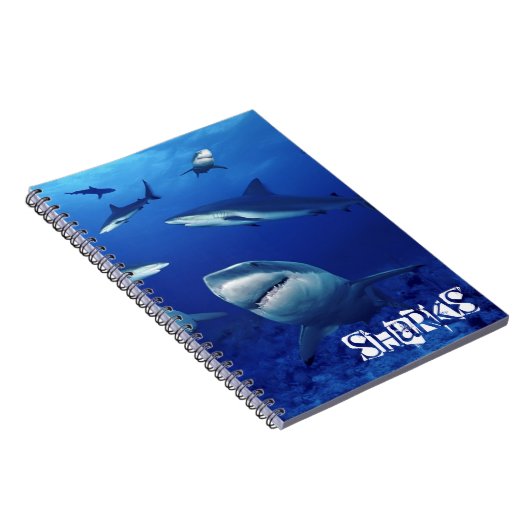 Notizbuch-Haifische Notizblock (Rechte Seite)