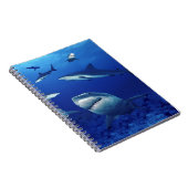 Notizbuch-Haifische Notizblock (Rechte Seite)