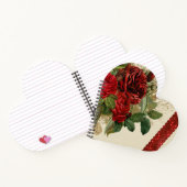 Notizbuch-Herz für Rose Notizblock (Innenseite)