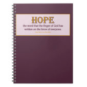 Notizbuch: Hoffnung Notizblock (Vorderseite)
