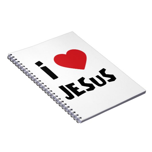 Notizbuch Ich liebe Jesus Notizblock (Rechte Seite)