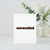 Notizbuch ignorieren postkarte (Stehend Vorderseite)