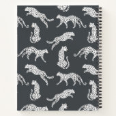 Notizbuch Journal | Spiralbuch mit Gepard-Muster (Rückseite)