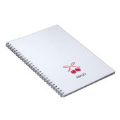 Notizbuch Journal | Süße Kirschschleife Cute Notizblock (Rechte Seite)