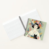 Notizbuch “Junge Frau im Kimono“ (Innenseite)