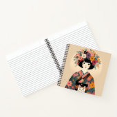 Notizbuch “Junge Frau im Kimono“ (Innenseite)