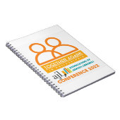 Notizbuch: Logo der AJL Conference 2022 Notizblock (Rechte Seite)