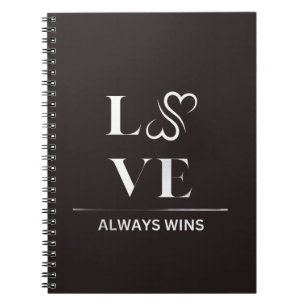 NOTIZBUCH 'LOVE ALWAYS WINS' NOTIZBLOCK