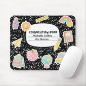 Notizbuch-Mauspad (anpassbar) Mousepad (Mit Mouse)