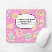 Notizbuch-Mauspad (anpassbar) Mousepad (Mit Mouse)
