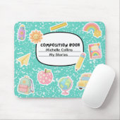 Notizbuch-Mauspad (anpassbar) Mousepad (Mit Mouse)