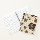 Notizbuch mit abstraktem Blumenmuster Modern Bloom (Innenseite)
