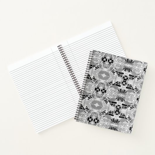 Notizbuch mit abstraktem Design zum Schreiben (Innenseite)