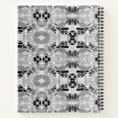 Notizbuch mit abstraktem Design zum Schreiben (Rückseite)