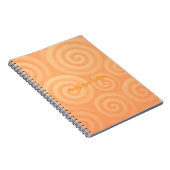 Notizbuch mit abstrakten Formen Notizblock (Rechte Seite)