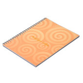 Notizbuch mit abstrakten Formen Notizblock (Linke Seite)