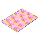Notizbuch mit abstrakten Formen Notizblock (Linke Seite)