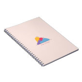 Notizbuch mit abstrakten Formen Notizblock (Rechte Seite)