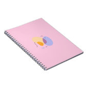 Notizbuch mit abstrakten Formen Notizblock (Rechte Seite)