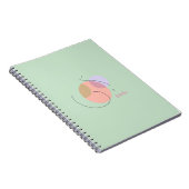 Notizbuch mit abstrakten Formen Notizblock (Rechte Seite)