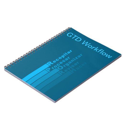 Notizbuch mit Arbeitsflusse GTD Notizblock (Linke Seite)