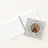 Notizbuch mit benutzerdefiniertem Hunde-Foto | Ele (Innenseite)