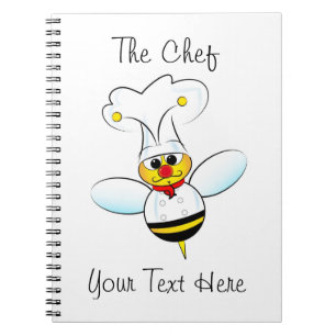 Notizbuch mit Bienen-Koch Notizblock