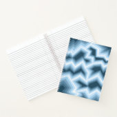 Notizbuch mit blauem geometrischen Design (Innenseite)