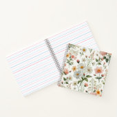 Notizbuch mit Blume (Innenseite)