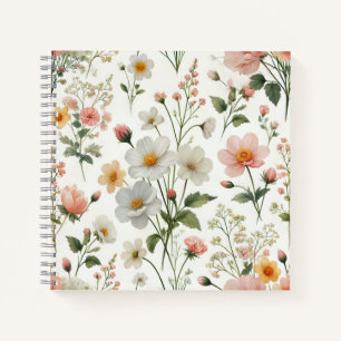 Notizbuch mit Blume